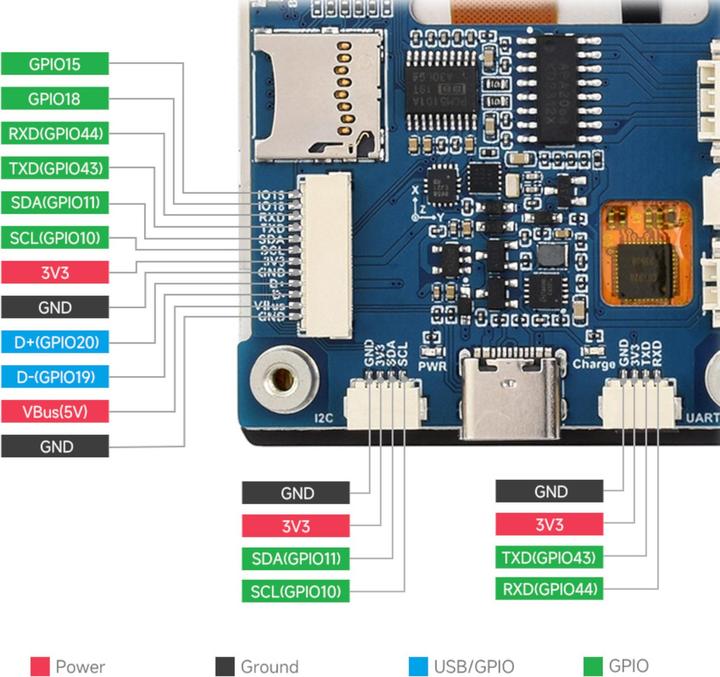 Image du produit WaveShare Carte de développement d'écran tactile ESP32-S3 2.8inch 240x320