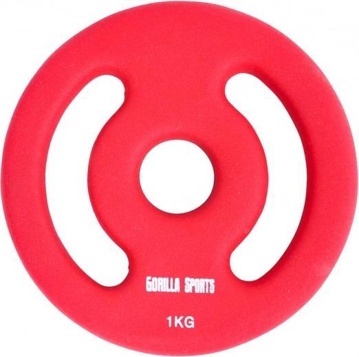 Produktbild Gorilla Sports Hantelscheiben (2 x 1 kg)