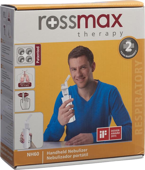 Produktbild Rossmax Inhalationsgerät inklusiv Vernebler-Set für Erwachsene und Kinder NH60