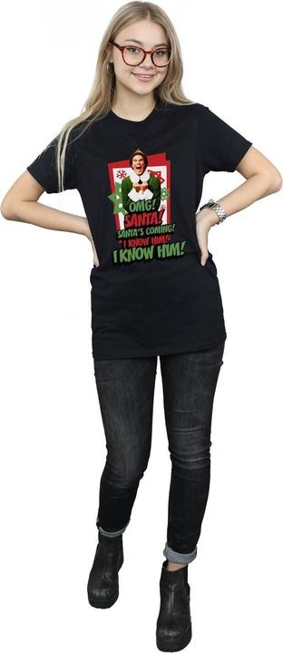 Immagine prodotto Elf OMG Santa Maglietta Ampia Donna (M)