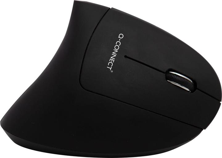 Produktbild Q-Connect Maus ergonomisch schwarz kabellos (Kabellos)