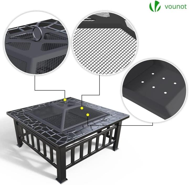 Image du produit Vounot Foyer avec grille (81 cm)