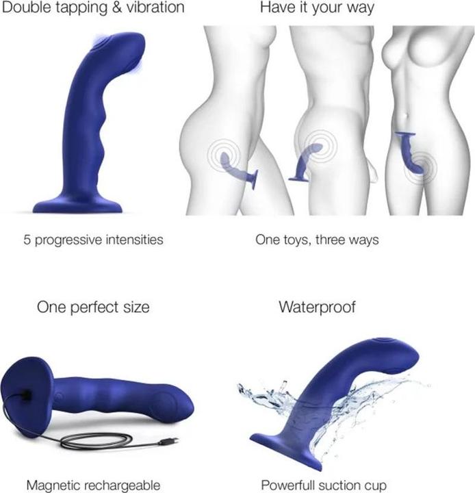 Produktbild Strap-on-me Tapping Dildo Wave
