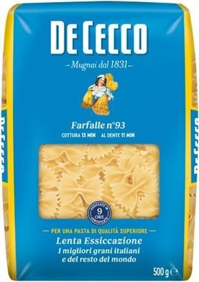 Immagine prodotto De Cecco FARFALLE NO.93 (500 g)
