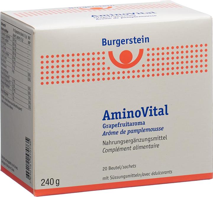Produktbild Burgerstein Aminovital (20 Stück, Pulver, 240 g)