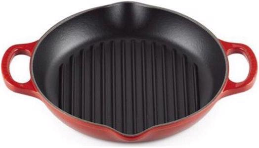Le Creuset Grillpfanne Signature (25 cm, Grillpfanne, Gusseisen, Emaille)