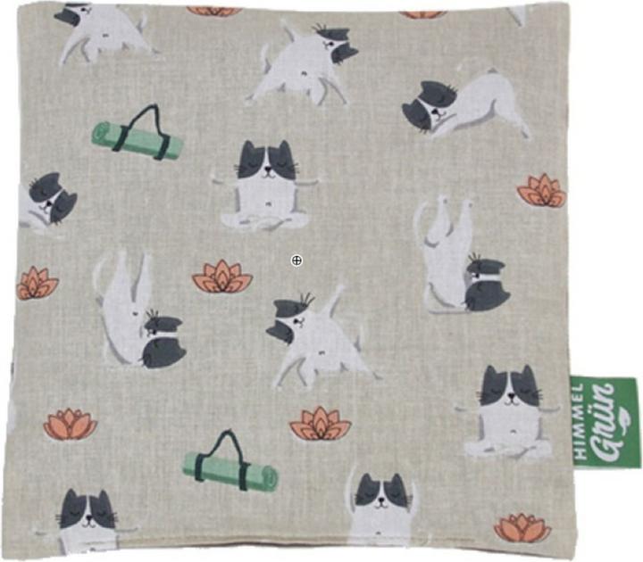 Produktbild Himmelgrün HIMMELGRUEN Rapskissen 20x20cm Cat Yoga (20 x 20 cm)