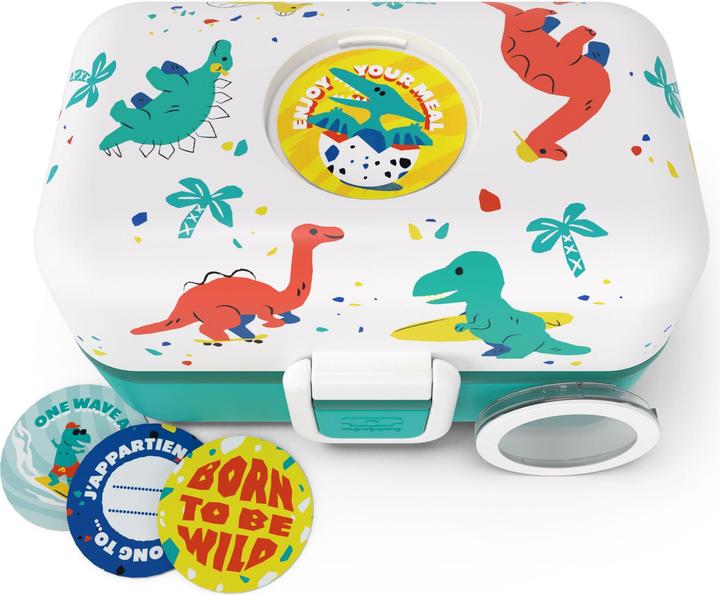Image du produit Monbento Boîte à goûter Gram Graphic Dino pour enfants