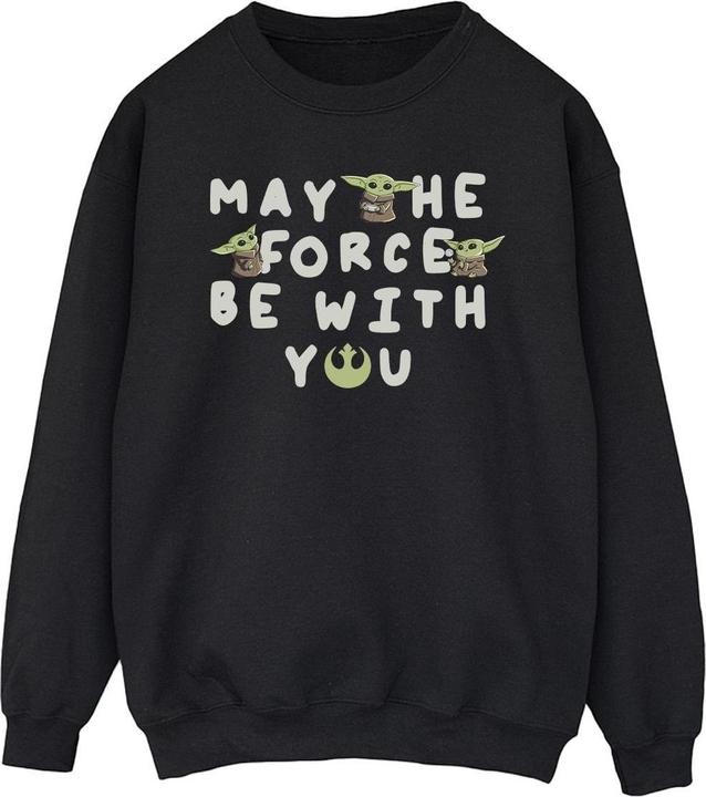 Immagine prodotto Star Wars The Mandalorian Grogu May The Force Be With You Felpa Uomo (XL)