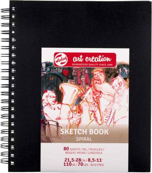 Actual product image Talens Spiral Sketchbook 21,7x28 (21.5 x 28 cm, Hardcover)