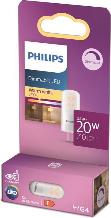 Actual product image Philips G4 Led (G4, 2.10 W, 210 lm, 1 x, F)
