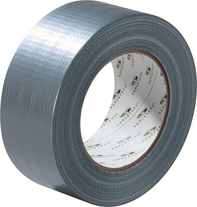 Truetape Fabric tape Ducttape ST390 silver-grey Length 50 m Width 48 mm (48 mm)