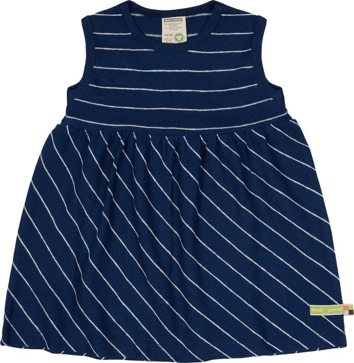 loud + proud Kleid Streifen mit Leinen (122)