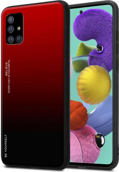 Image du produit Cadorabo Coque pour Samsung Galaxy A51 5G TPU 2 Farben Glas (Samsung Galaxy A51 5G)