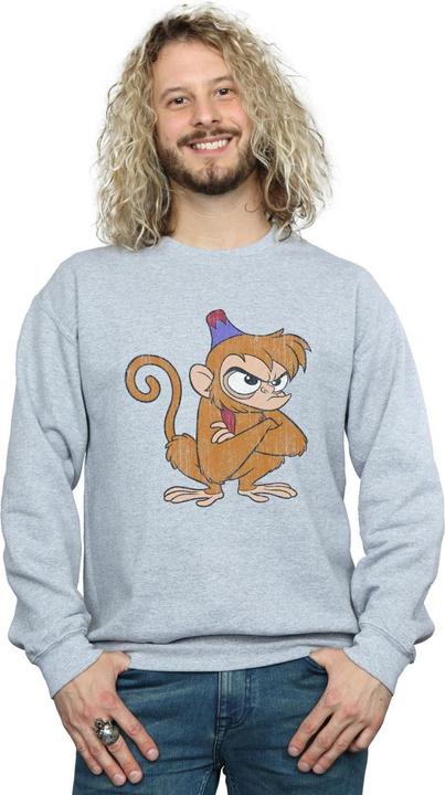 Actual product image Disney Mens Aladdin Classic Angry Abu Sweatshirt (S)