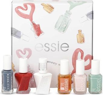 Actual product image Essie Discovery Set Nail Enamel - Vegan Glossy Shine Finish With 99 Mint Candy Apple, Expressie Air