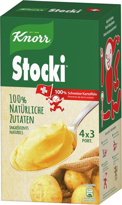 Image du produit Knorr Stocki 100% naturel Purée de pommes de terre suisses (440 g)