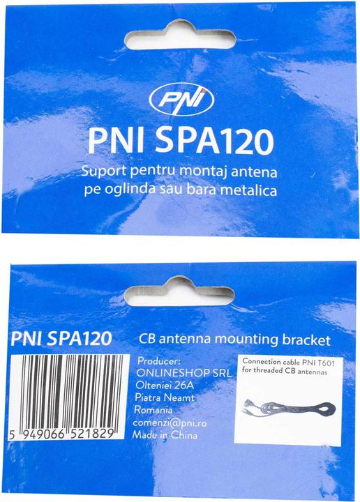 Actual product image PNI SPA120 bracket for mounting the antenna on the mirror or metal pole