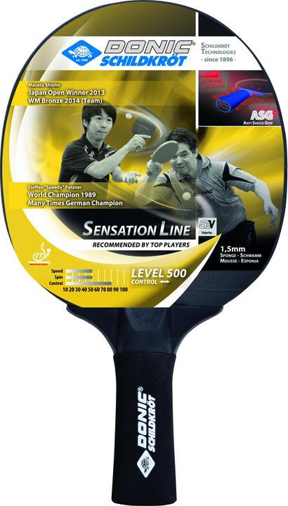 Produktbild Donic Schildkröt Tischtennisschläger "Donic Sensation Line 500" 714402