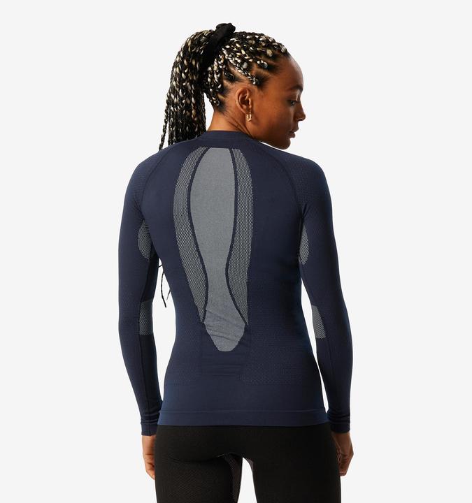 Produktbild Wedze Skiunterwäsche Funktionsshirt Damen weich nahtlos - BL500 dunkelblau/blau (XS)