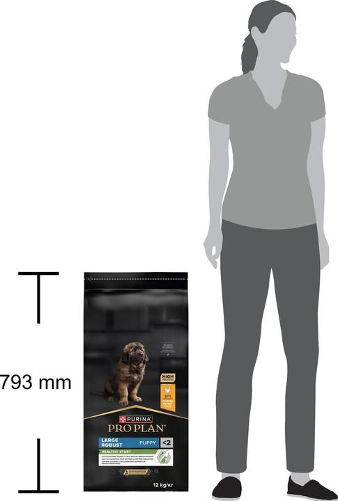 Produktbild Pro Plan Dog Large Robust Puppy OPTI START Huhn (Junior, 1 Stk., 12000 g)