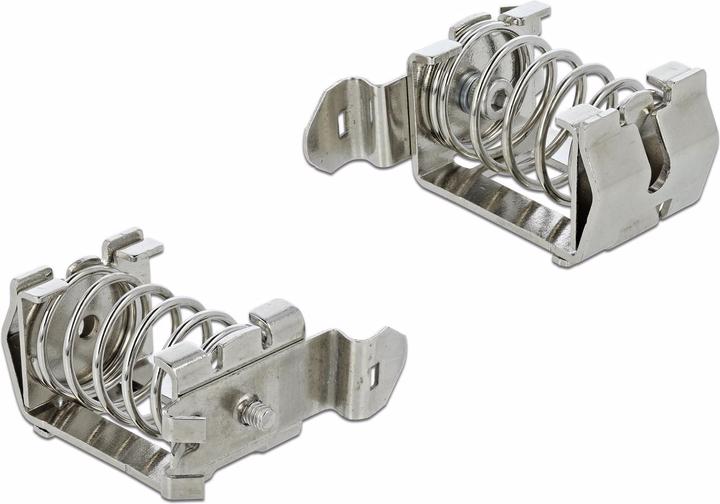 Actual product image Delock Shield clamp 10 - 20mm for top hat rail/DIN Rail