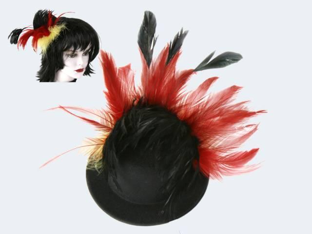 Actual product image Michel Toys Hat with 2 clips Germany feathers Handels- GmbH 650888