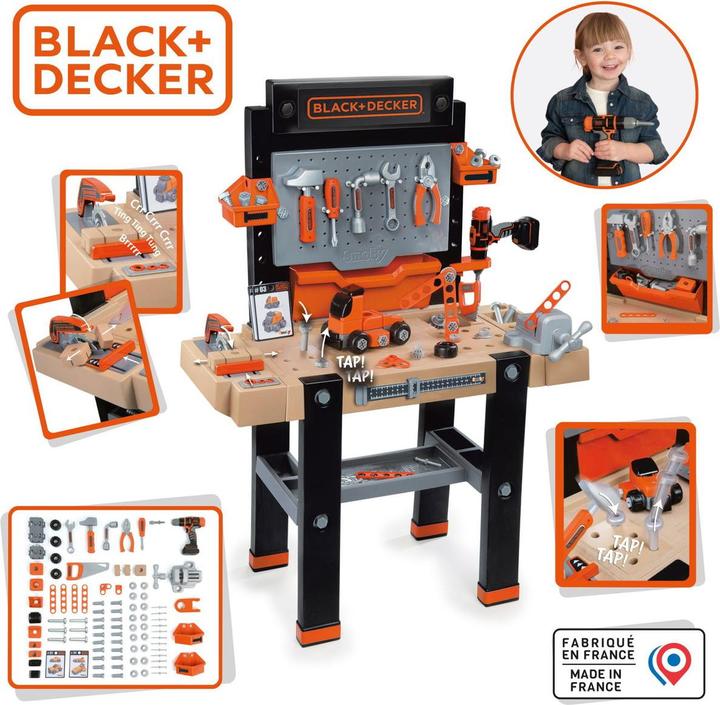 Produktbild Smoby Black & Decker Werkbank Super Center