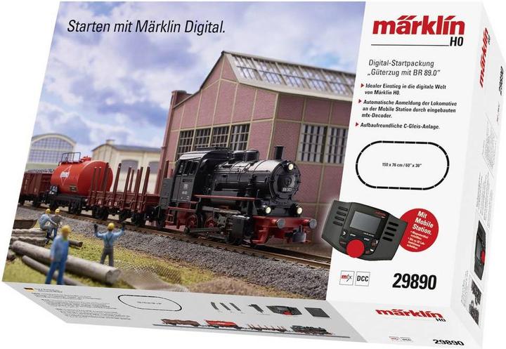 Immagine prodotto Märklin Starter Pack digitale Treno merci con BR 89.0 (Traccia H0)
