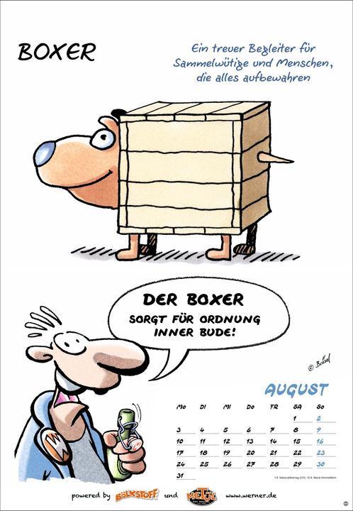 Actual product image Werner Kalender 2026 (Hardcover, German)