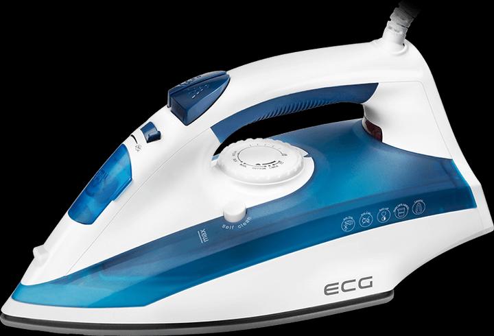 Produktbild ECG ECGNZ322AutoOff Iron, 2200w, plastic, White / blue (2200 W, 100 g/min)