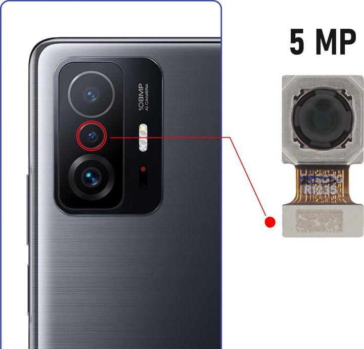 Image du produit Clappio Objectif macro pièce de rechange (Xiaomi 11T Pro)