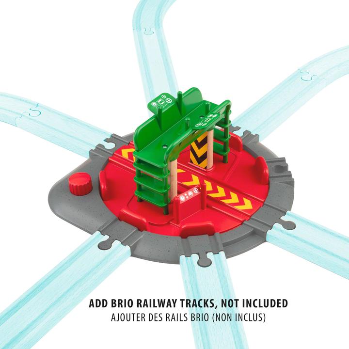 Produktbild Brio Lok-Drehscheibe mit Kontrollbrücke