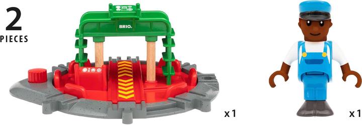 Produktbild Brio Lok-Drehscheibe mit Kontrollbrücke