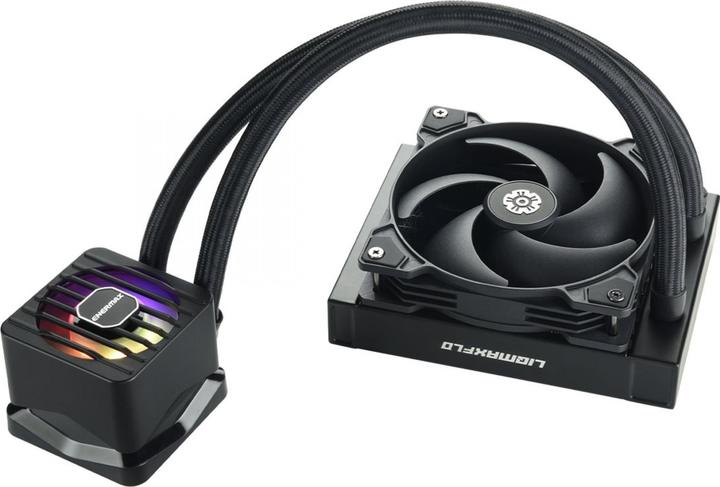 Produktbild Enermax LIQMAXFLO SR 120mm CPU AIO Liquid Cooler - Xtreme Dual Chamber PWM Pumpe- ARGB