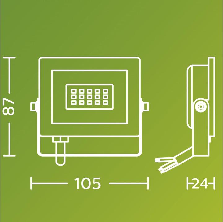 Image du produit Philips Outdoor Flutlicht Lois (900 lm, IP65)