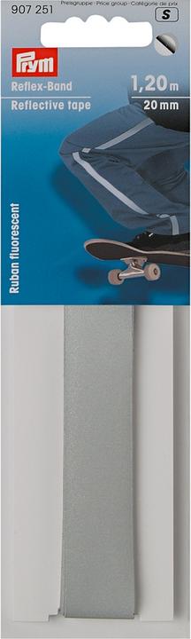 Produktbild Prym Reflex-Band 20 mm, Karte 1.2 m, selbstklebend