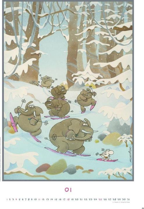 Produktbild Heye Bildkalender Best of Mordillo Edition (Harter Einband, Deutsch)