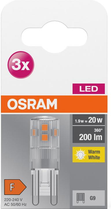 Produktbild Osram Led Base Pin G9 (G9, 20 W, 200 lm, 3 x, F)