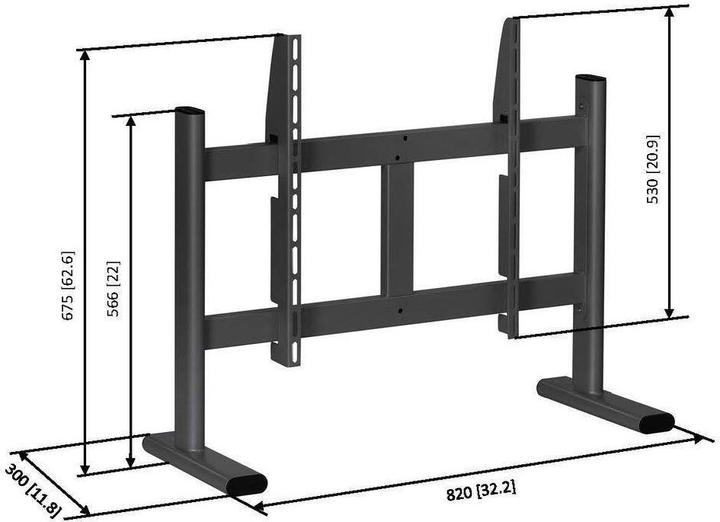 Produktbild Vogels PB 050, TV-Standfuss, 36" bis 50" (Universal, 50", 50 kg)