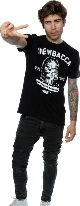 Actual product image Star Wars Mens Collegiate Chewbacca Heather T-Shirt (S)