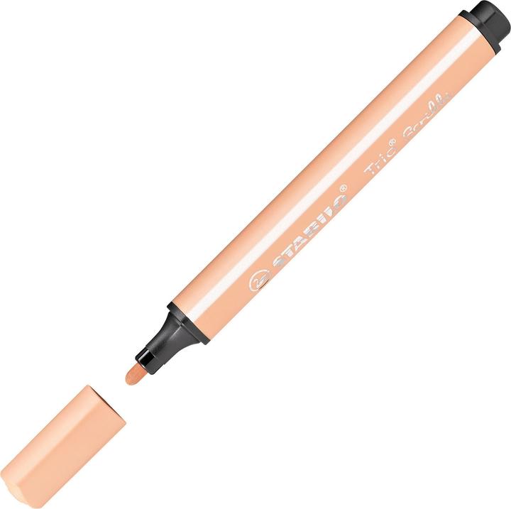 Actual product image STABILO Trio Scribbi Spring-loaded triangular felt-tip pen (Red, 1 x)