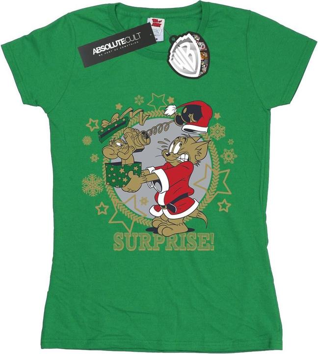 Tom & Jerry Christmas Surprise TShirt (L)