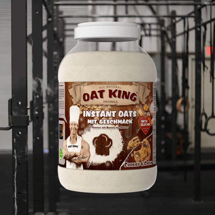 Actual product image Oat King 100% whole grain oat powder with flavor (4000g can) (Cookies and Cream, 1 pcs., 4000 g)