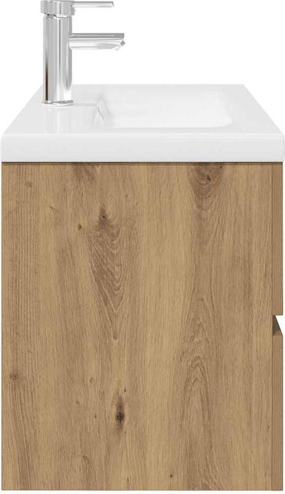 Actual product image VidaXL Vanity unit with built-in basin and tap Bathroom washbasin