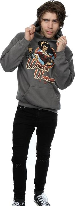 Produktbild DC Bombshells Wonder Woman Badge Kapuzenpullover (L)