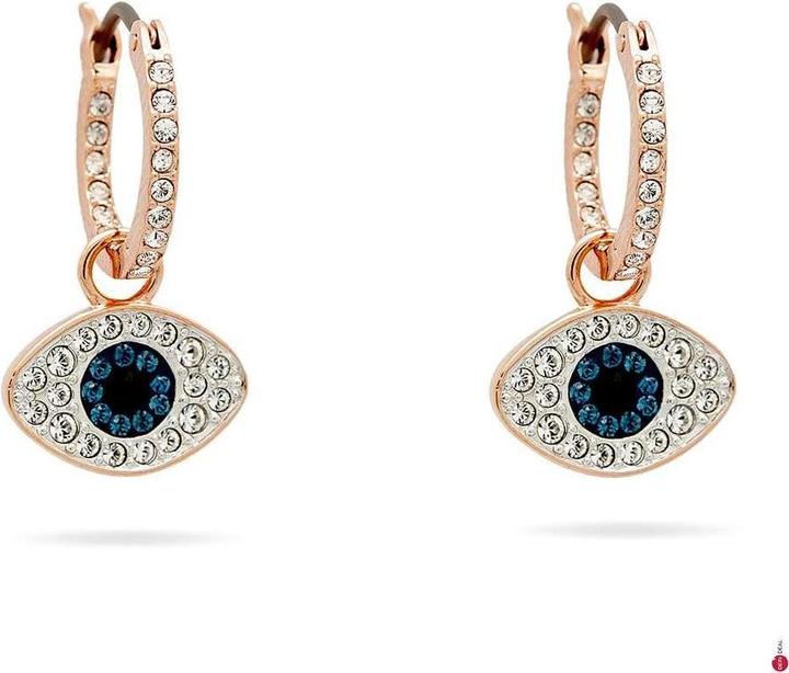 Produktbild Swarovski Duo Hoop Evil Eye (Edelstahl)