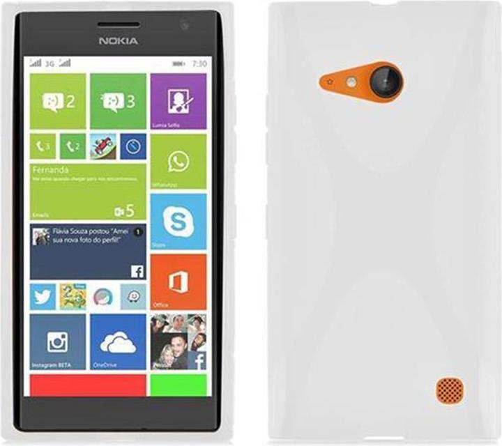 Productafbeelding Cadorabo TPU X-Line Cover (Nokia Lumia 730)