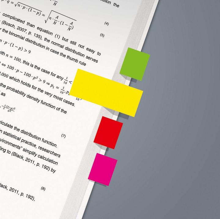 Image du produit Sigel Notes repositionnables Néon (20 x 50 mm)