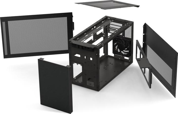 Actual product image Silverstone SST-SG17B (black) (mATX, Mini-ITX, Mini-DTX)
